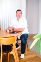 Ant Hodges, August brand photo shoot, working from home, Wiltshire photography