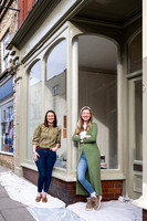 Nook and Huddle - Coworking space in Malmesbury - interior before and founder photographs