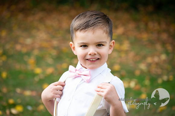 cute page boy with bow tie in swindon elizabeth donovan photography