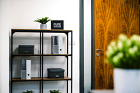Pure Offices Leamington - New business lounge and updated interiors photography, commercial space photo shoot