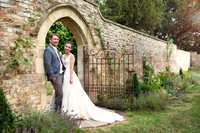 Wedding at eastington park, gloucestershire, bride and groom elizabeth donovan photography