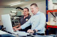 SW Group including Cotswold Labels business photo shoot, commercial photography brand photoshoot