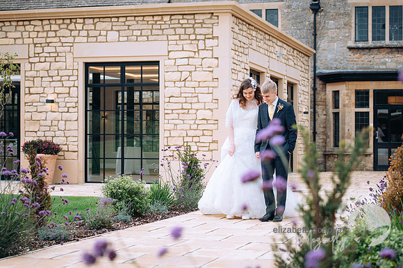 Wedding at the pear tree, purton, bride and groom