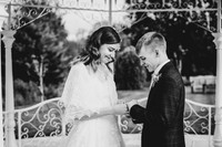 Wedding at the pear tree, purton, bride and groom